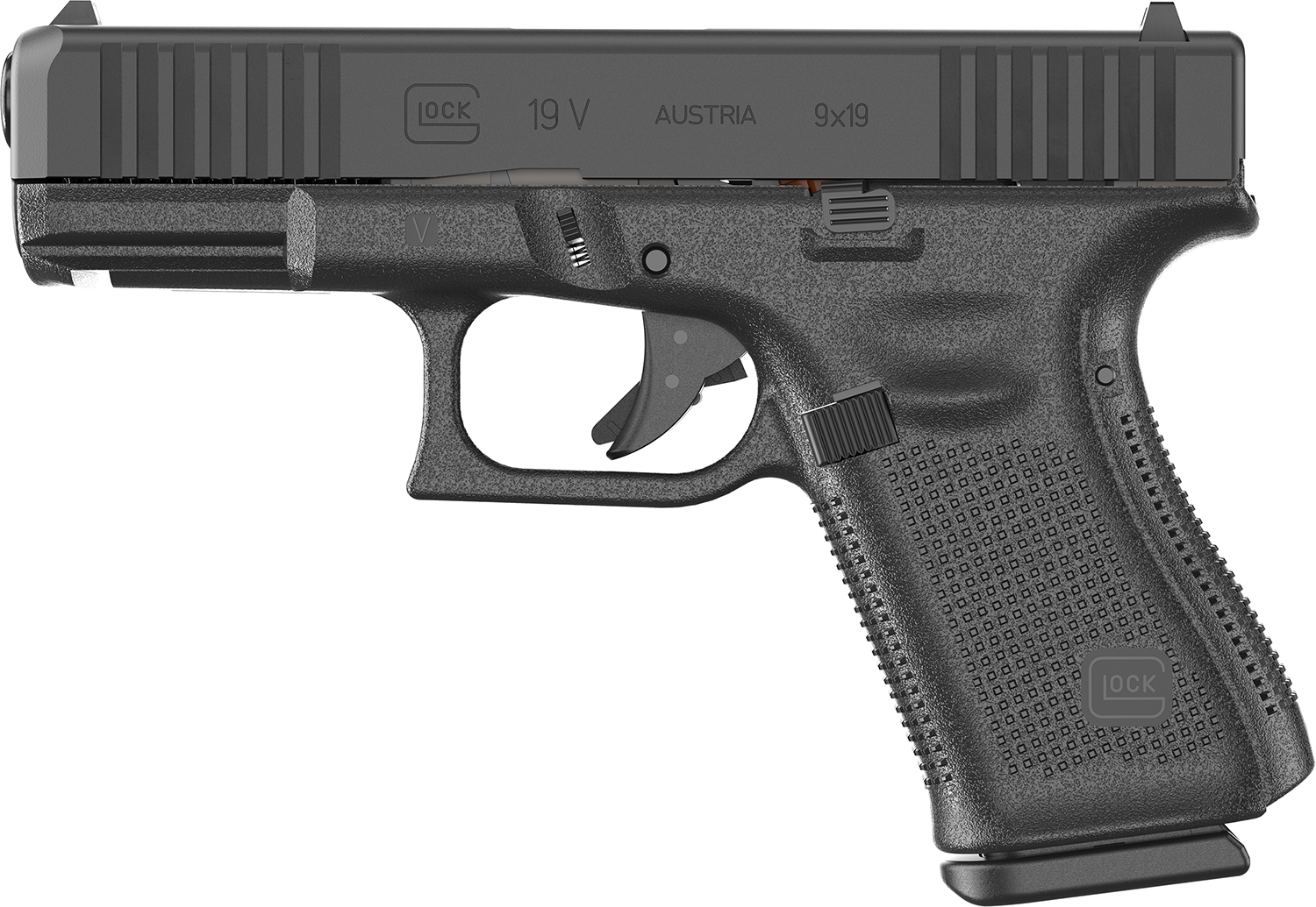 Glock 19 V Front Serrations 9mm Luger - Our Store view 2