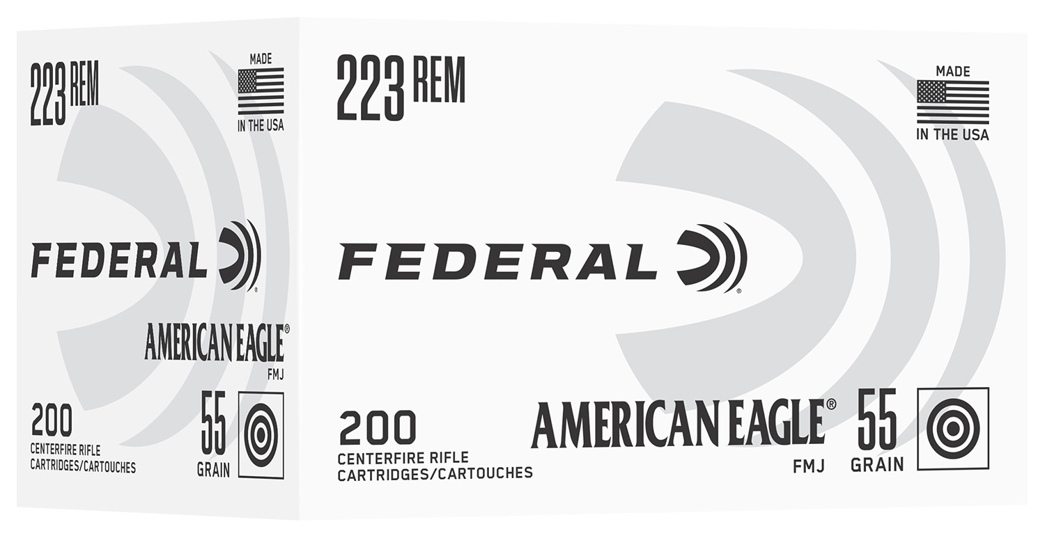 Federal American Eagle 223 Remington - Purple Mountain Armor view 2