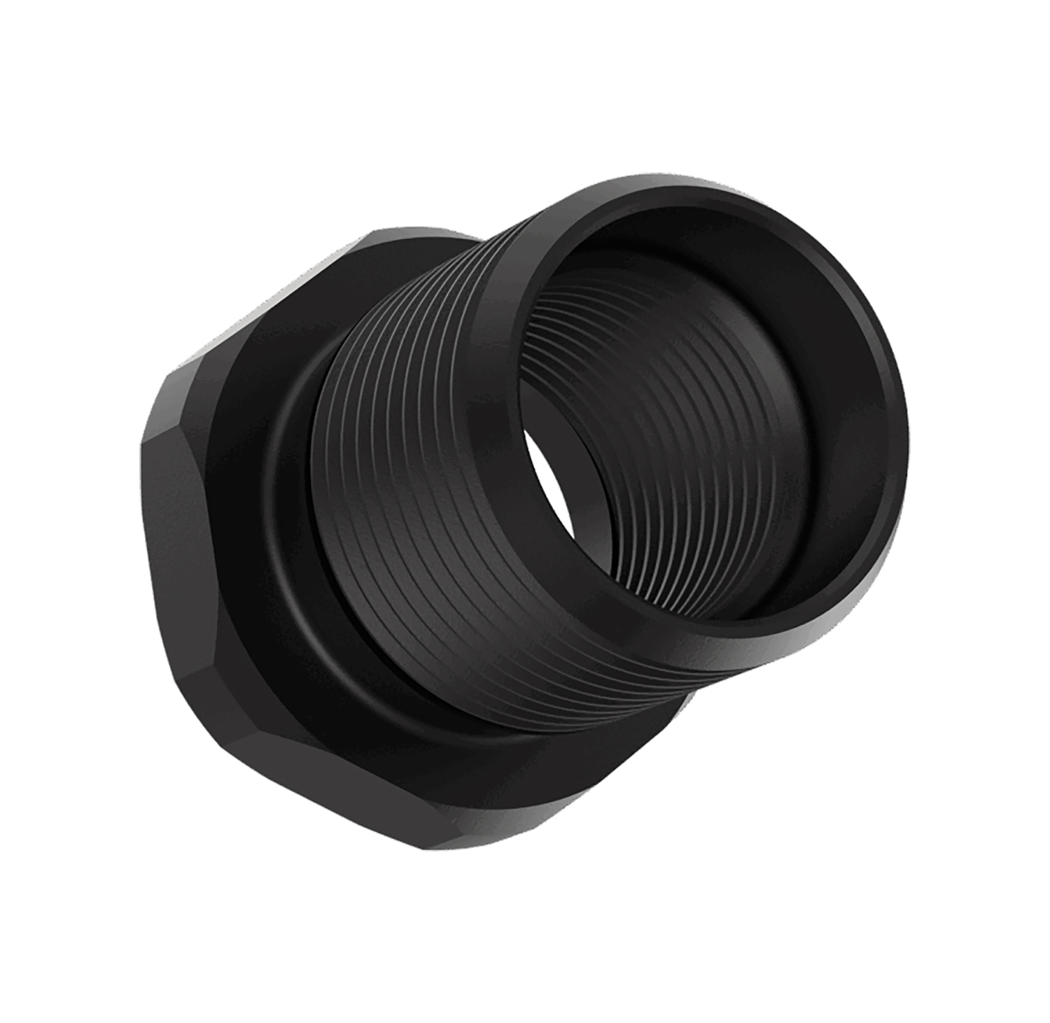 Liberty Precision Machine LPM-2022 Thread Adapter Fits 1/2"x28 to 5/8"x24 Stainless Steel Black
