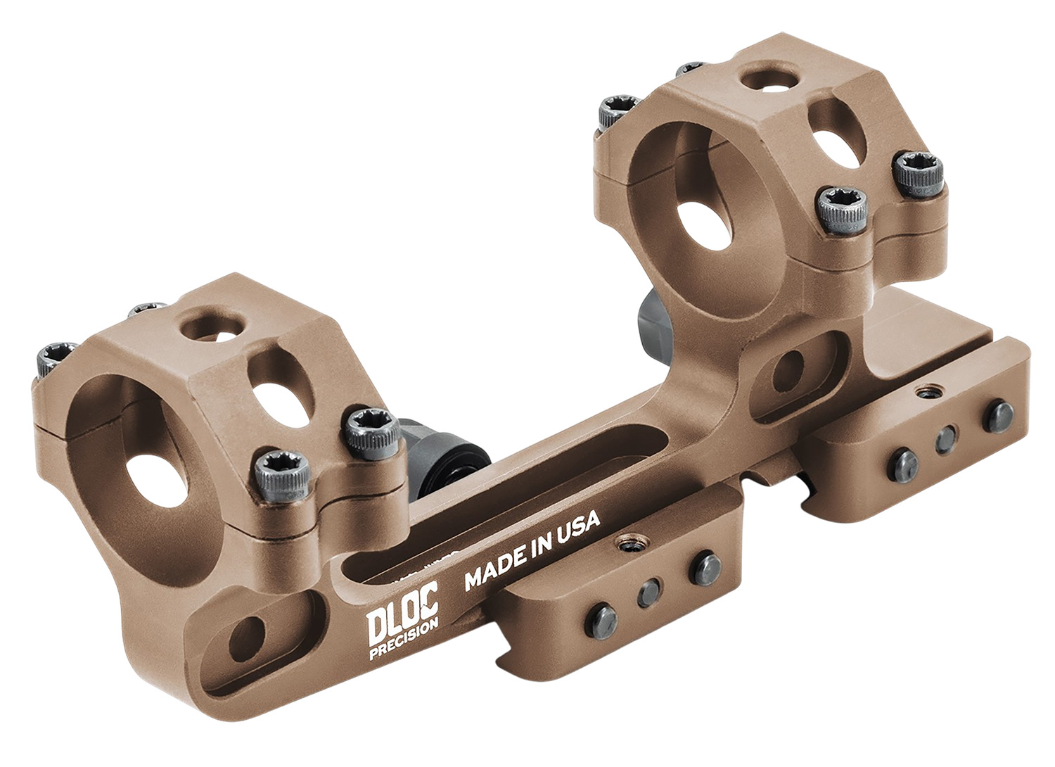 DLOC Precision DLOC-C130-2050-T Cantilever Tan Aluminum 30mm Tube