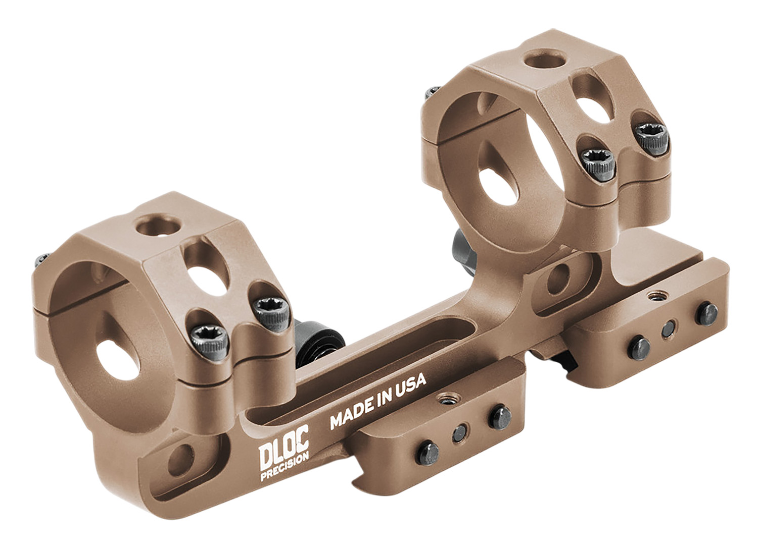DLOC Precision DLOC-C134-2050-T Cantilever Tan Aluminum 34mm Tube
