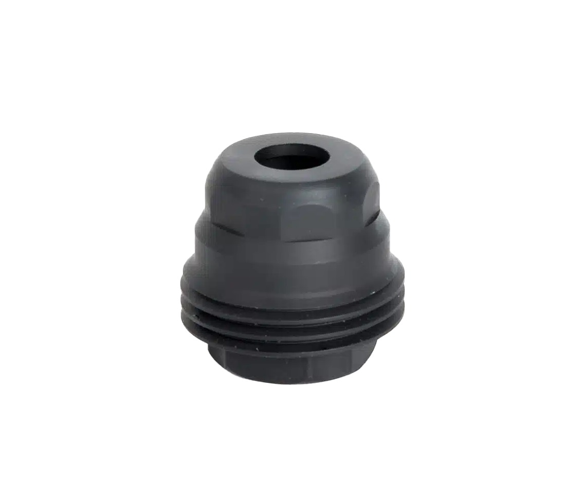 Jk Armament JK-MD-HDM24 Minimalist 45Cal Fits 1" Long 5/8"x24 Stainless Steel Nitride Black