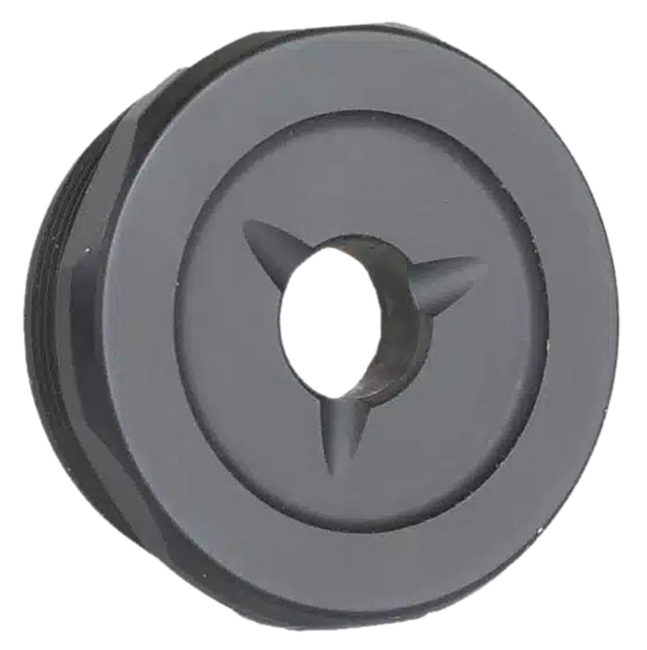 Jk Armament JK155LTEC45 LT Flash Reducer End Cap 45Cal Fits Aluminum Hard Anodized Black