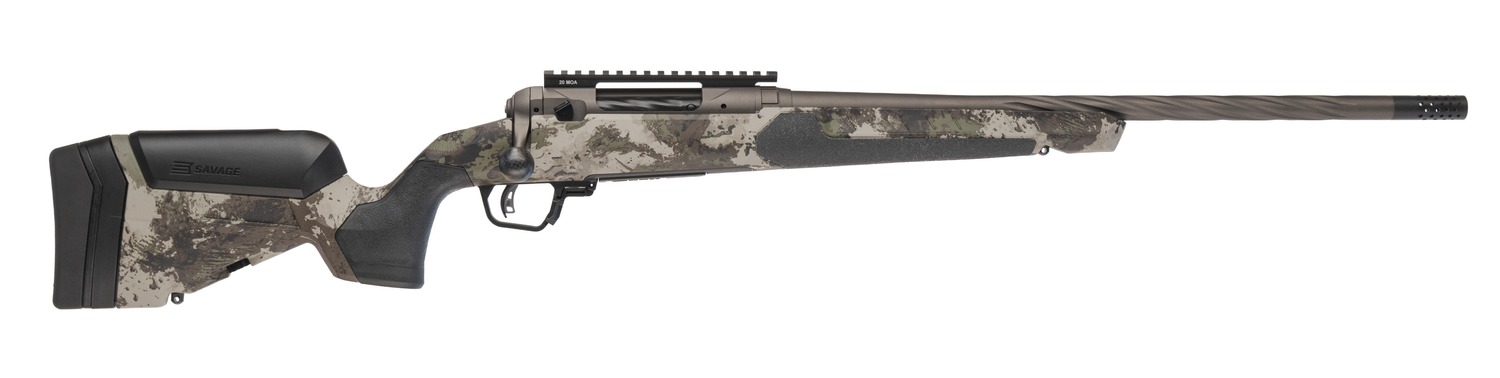 Savage Arms 110 Core Hunter Pro Woodland 308 Win - Purple Mo view 2