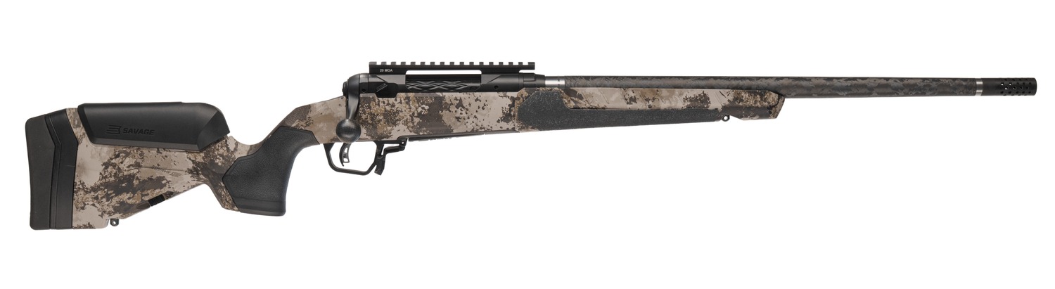 Savage Arms 32741 110 UltraLite Pro Full Size 300 WSM 3+1 20" Carbon Fiber Barrel, Savage Western Camo Accufit V2 Synthetic Stock, Right Hand