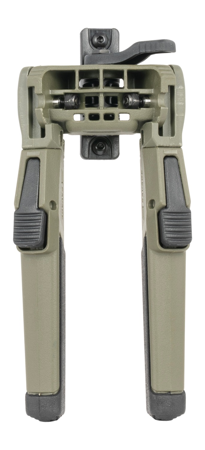 Savage Arms 56450 M-LOK Bipod 7.20"-10" High Green Polymer