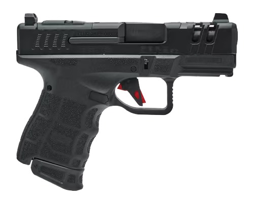 Sarsilmaz SAR9SCG3BL SAR9 SC Gen3 Sub-Compact 9mm Luger 15+1 3.30" Black Barrel, Black Steel Lightening Cut/Optic Ready/Serrated Slide, Black Polymer Frame & Textured Grip, RMSc Footprint