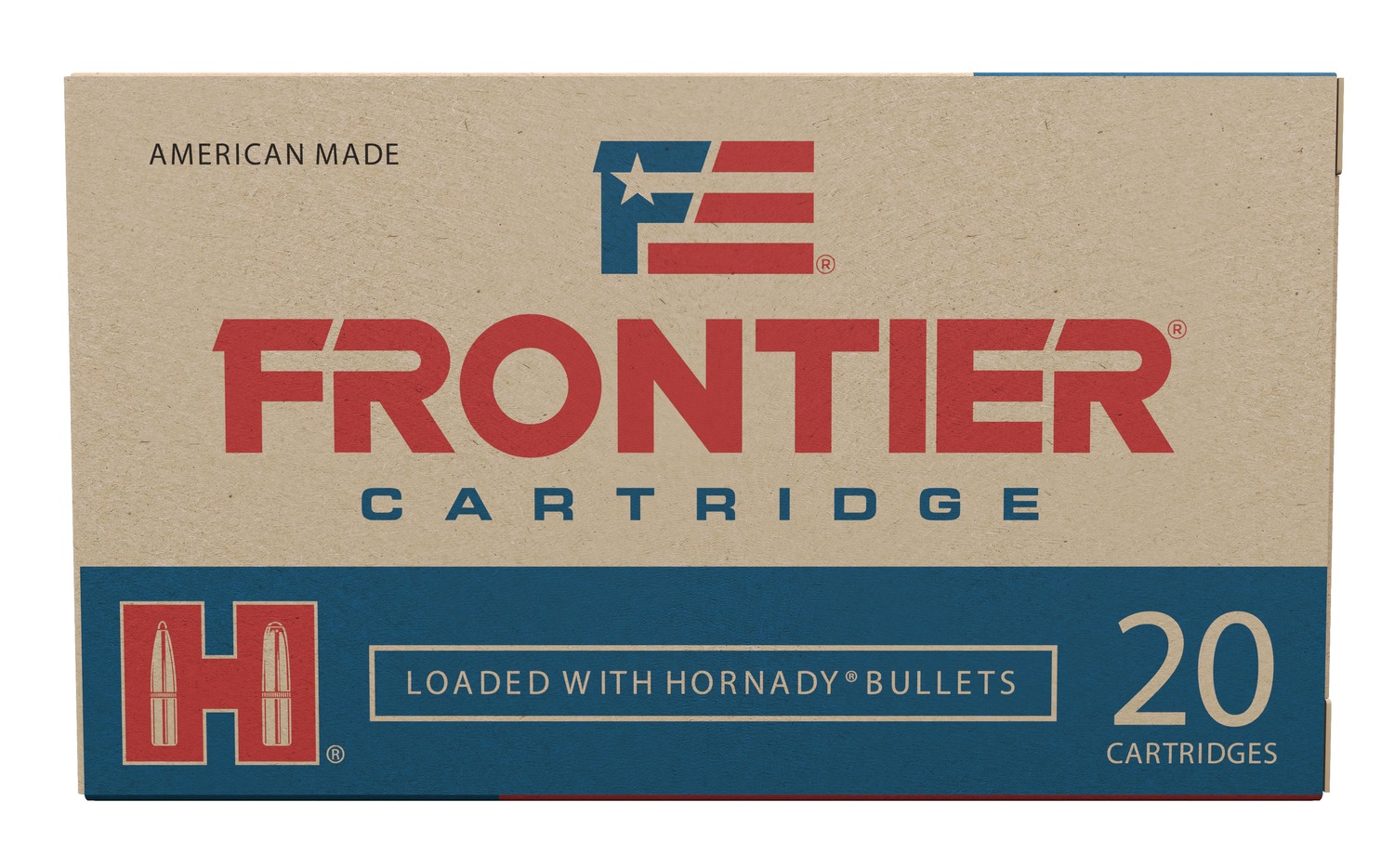 Hornady Frontier Rifle Ammunition 7.62X51 NATO 150gr FMJ 2800 fps 20/ct