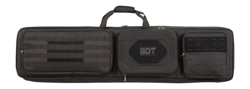 BULLDOG 48" DOUBLE SUPPRESSOR TACTICAL RIFLE CASE BLACK
