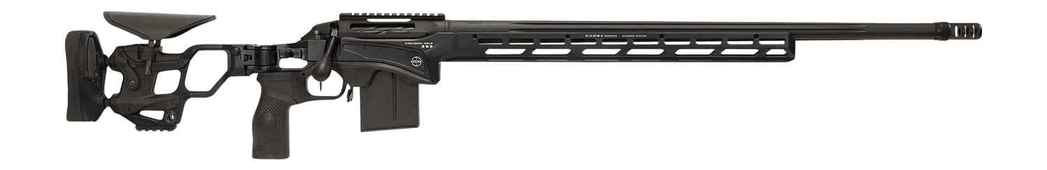 Cadex Inc CDXSSPRO6526CP20I2B1N CDX-SS Seven S.T.A.R.S. Pro 6.5 Creedmoor 10+1 26" Black DLC Fluted Threaded Barrel, Black Cerakote Receiver, ARCA Rail, M-LOK Handguard, Black Adjustable Folding Butt