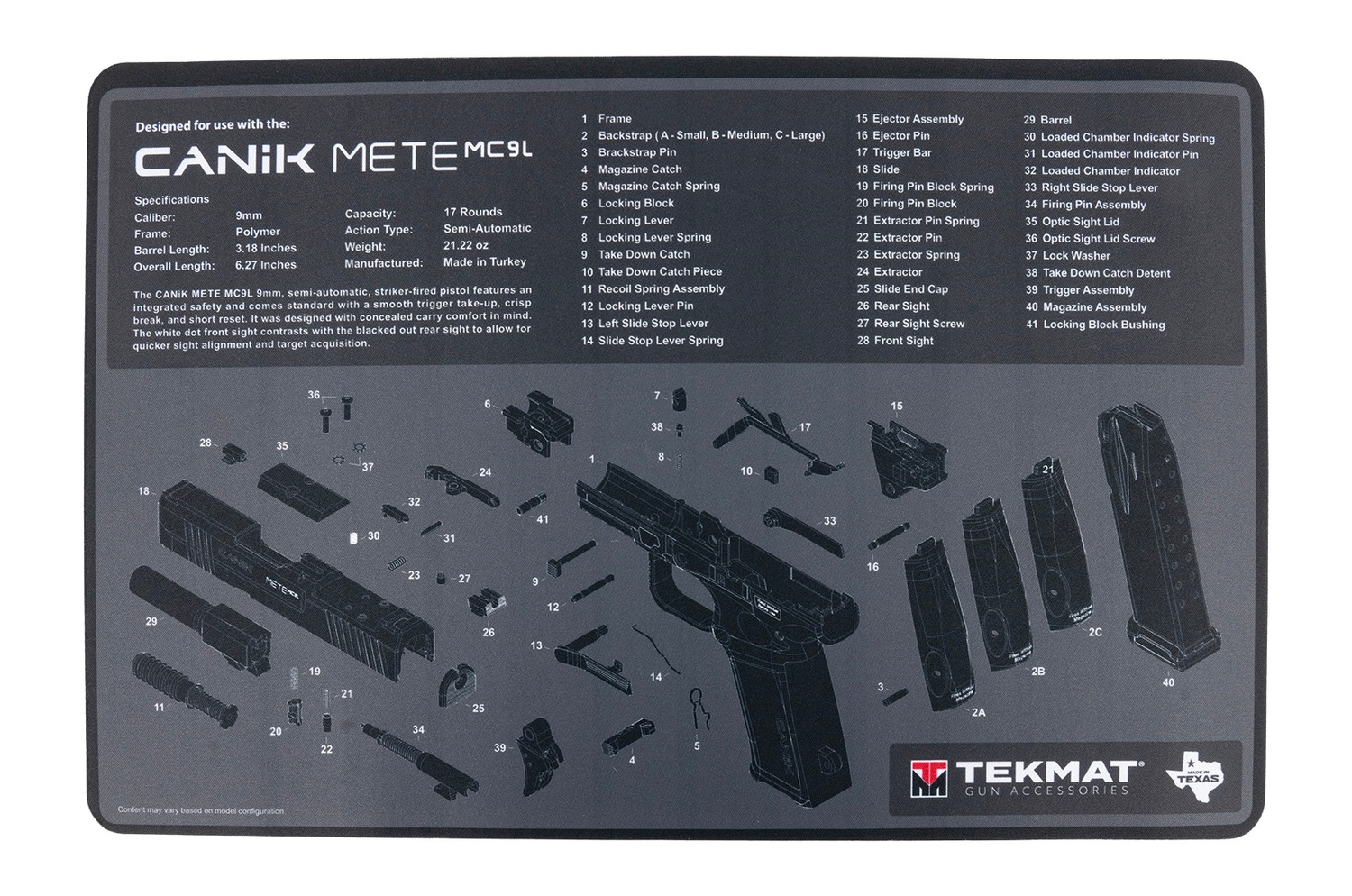 BECK TEK, LLC (TEKMAT) - Jimmy's Creek Firearms view 2