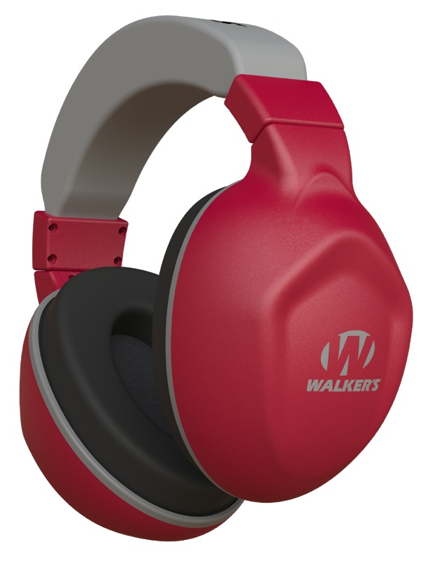 Walker's Passive Hearing Protection Red Ear Muff | Purple Mo view 2