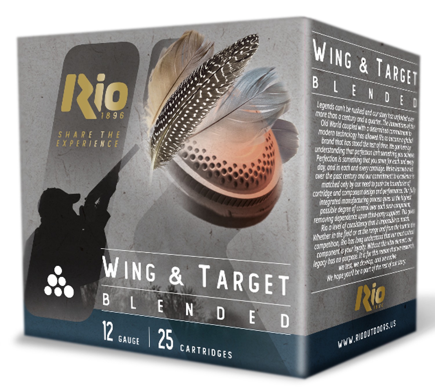 RIO WT2810075 WING&TARGT 12G 2 3/4 1 7.5 100/2