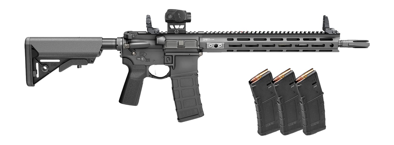 Springfield Armory STV914556BLCV2B5PAC SAINT Victor V2 Gear Pac 5.56 NATO 10+1 14" Black Melonite Barrel, Black Hardcoat Anodize Aluminum Receiver w/Picatinny Rail, M-LOK Handguard, B5 Enhanced Sopmod