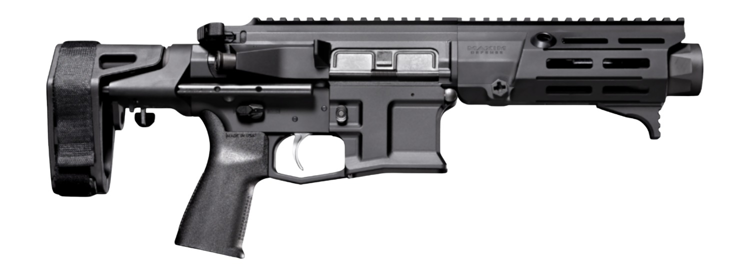 Maxim Defense PDX 300 Blackout 5.50" Black Threaded Barrel, Black Anodized Receiver w/Picatinny Rail, M-Slot Handguard, Black Polymer Maxim SCW Pistol Brace, Black Polymer Grip, Ambidextrous