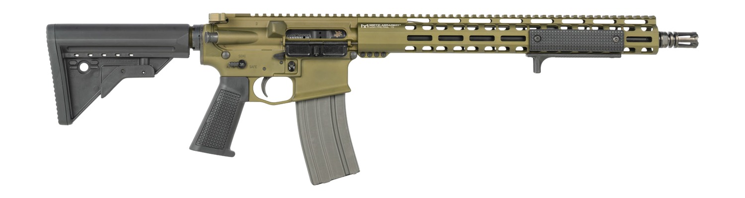 Griffin Armament MK2RECCEWHG-W MK2 RECCE 223 Wylde 30+1 16.10" Black Anodized Barrel, Warhawk Green Anodized Aluminum Receiver w/Picatinny Rail, M-LOK Handguard, Griffin Extreme Condition Black Polyme
