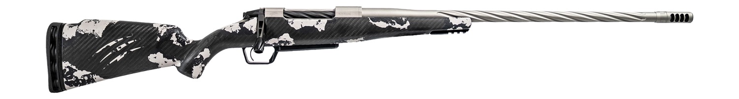 Fierce Firearms ROGSSX300PRC22TP Twisted Rogue XP 300 PRC 3+1 22" Tungsten Cerakote Spiral Fluted Threaded Stainless Steel Barrel, Drilled & Tapped Receiver, BiPod Rail Forend, Phantom Camo LR Negativ