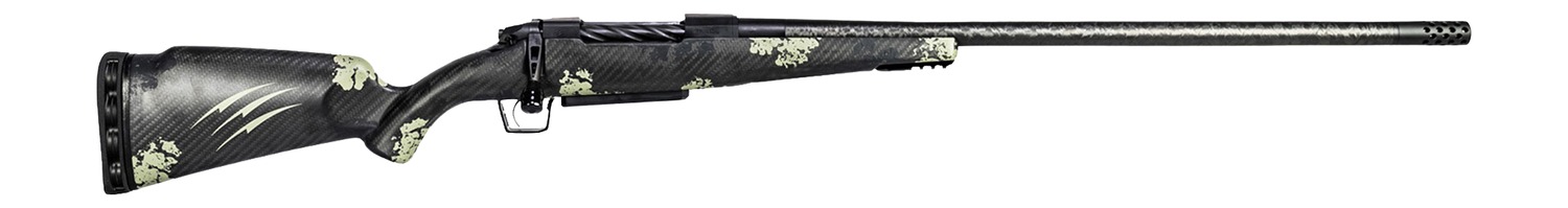 Fierce Firearms ROGSCX308WIN18BF Carbon Rogue XP 308 Win 3+1 18" Carbon Fiber Match Grade Threaded Barrel, Black Cerakote Steel Drilled & Tapped Receiver, BiPod Rail Forend, Forest Camo Fixed Carbon F