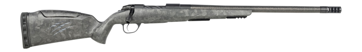 Fierce Firearms  CT Rage LR Full Size 7mm PRC 3+1 22" Carbon Fiber Match Grade Threaded Barrel, Black Cerakote Titanium Drilled & Tapped Receiver, Picatinny Rail Forend, Carbon Matrix Push Button Adj