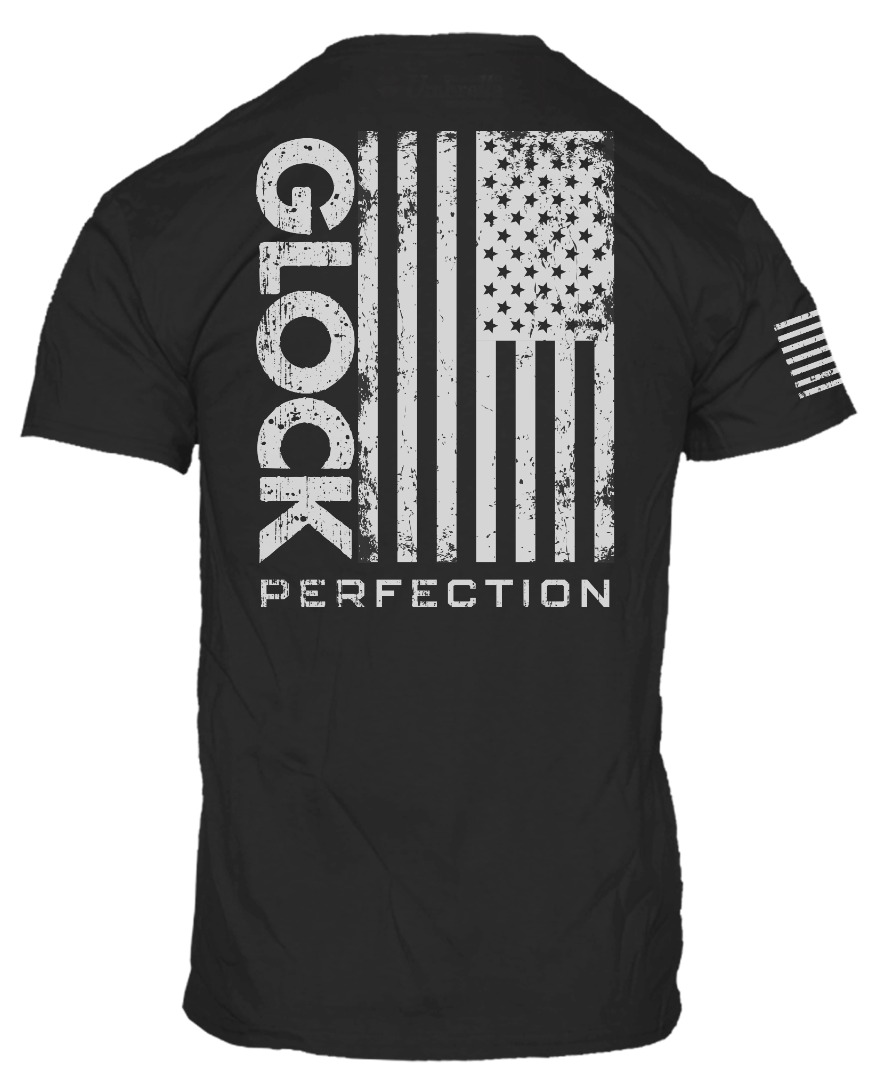 GLK AP96393 PERFECTION FLAG TEE L BLK