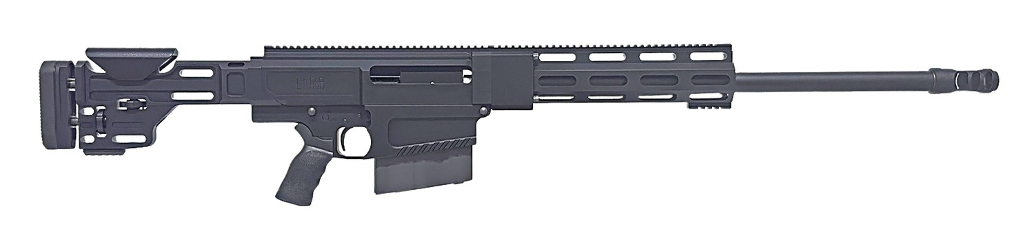 HM Defense HM50B150BMGBLK HM50 B1 50 BMG 10+1 26.25" Match Grade Threaded Barrel, Black Hardcoat Anodize Aluminum Receiver w/Picatinny Rail, M-LOK Handguard, Picatinny Rail Forend, Black Adj Cheekpiec