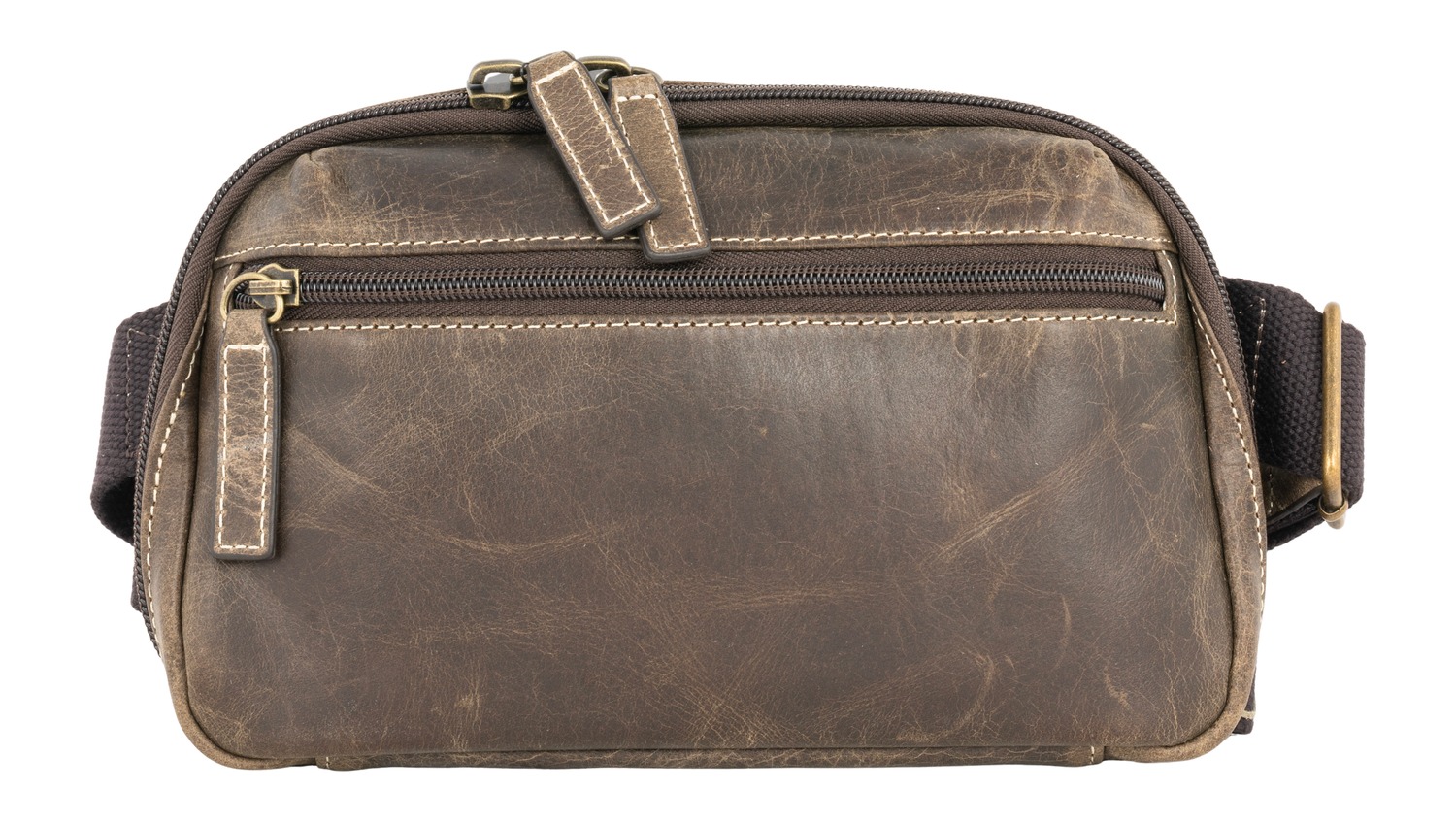 GTM GTM-CZY/117 BROWN WAITSPACK CROSSBODY-BUFF