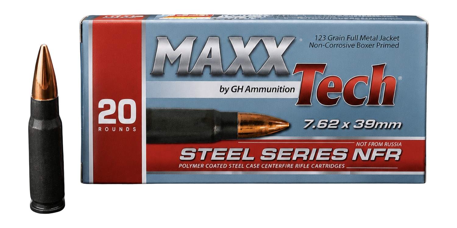MAXXTECH PTGS762 762X39 123G FMJ STEEL 20/30