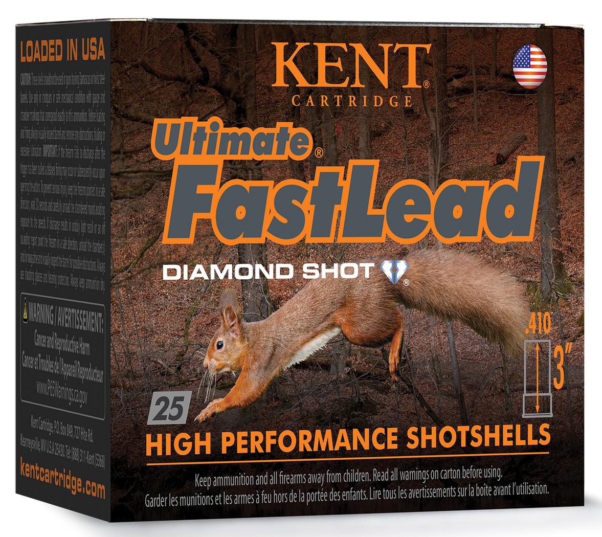 Kent Ultimate FastLead Upland Load 410 ga. 3 in. 11/16 oz. 6 Shot 25 rd.