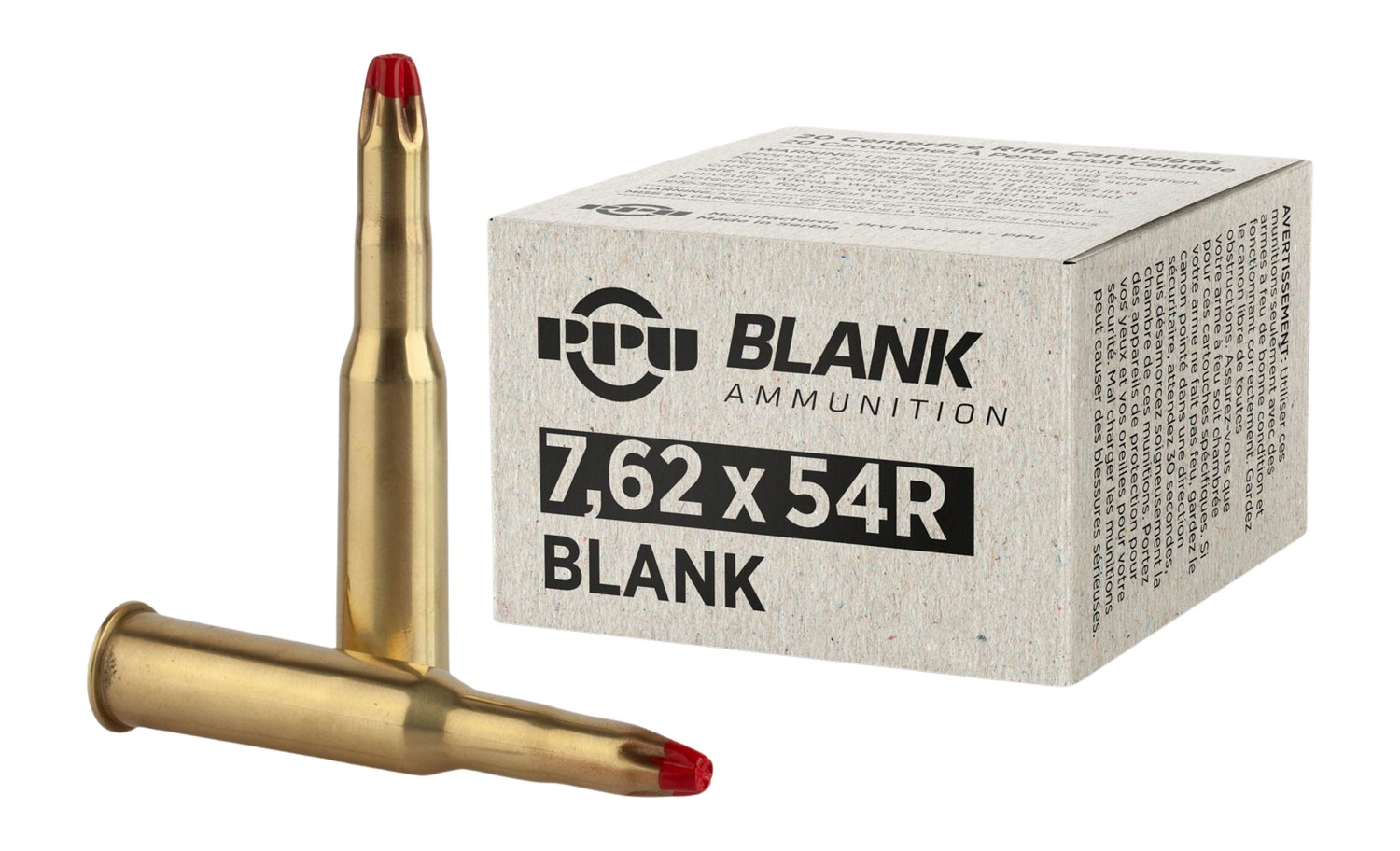 PPU PPB72 7.62X54R BLANK 20/25