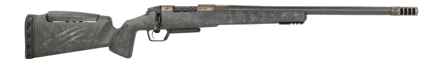 Fierce Firearms RIVTCX22CM20DTM CT Rival XP 2.0 22 Creedmoor 3+1 20" Carbon Fiber Match Grade Threaded Barrel, Distressed Tan Titanium Drilled & Tapped Receiver, Carbon Matrix Push Button Adj Cheek Pi