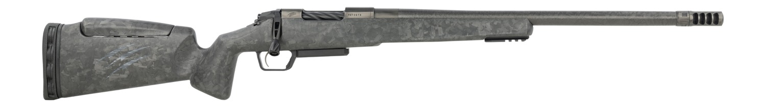 Fierce Firearms RIVTCX22CM20DGM CT Rival XP 2.0 22 Creedmoor 3+1 20" Carbon Fiber Match Grade Threaded Barrel, Distressed Gray Titanium Drilled & Tapped Receiver, Carbon Matrix Push Button Adj Cheek P
