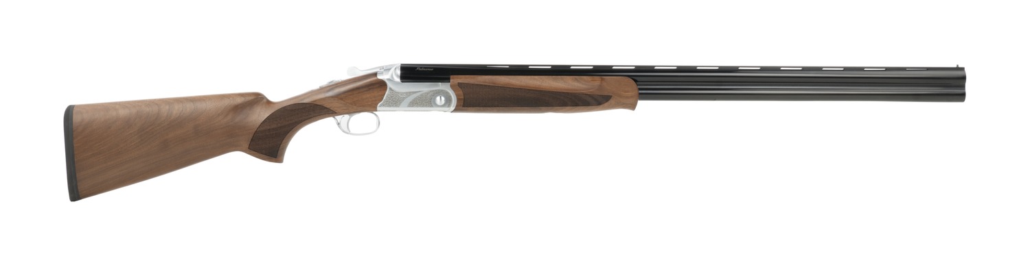 Dickinson LLC Palmarius Break Open 3" 2rd 30" Black Vent Rib Over/Under Barrel, White Receiver, Turkish Walnut Stock