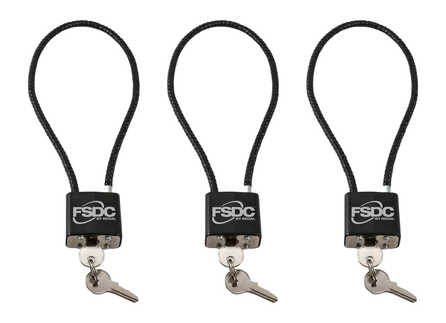 FSDC FSDC-CL1560RKA 15" KEYED CABLE GUN LOCK 3P