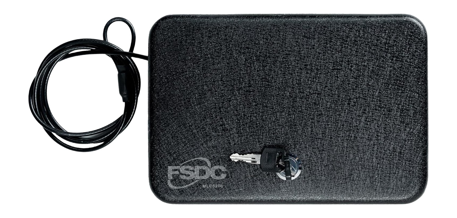 FSDC FSDC-MLC5200 KEYED STEEL LOCK GN CASE 9.5