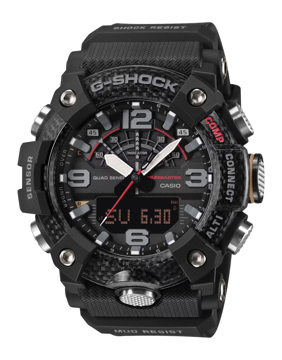 GSHOCK GG-B100X-1ACR ANALOG-DIG MUDMASTER BLKOUT