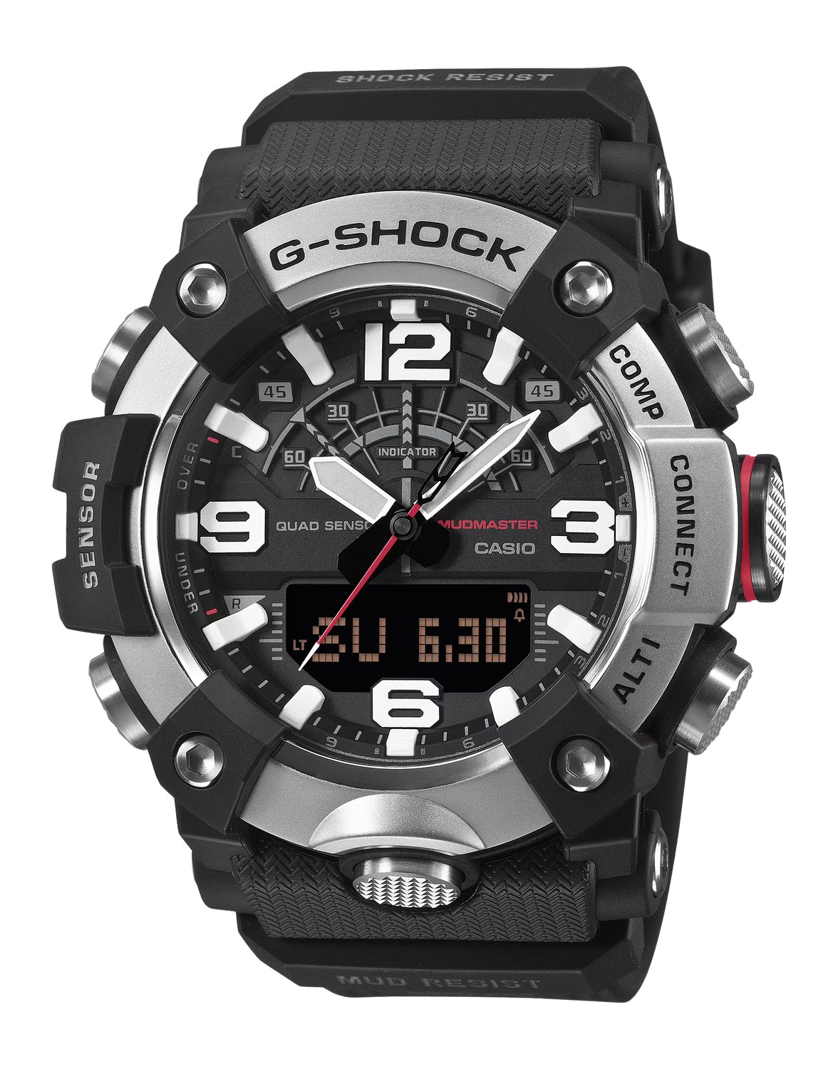 GSHOCK GG-B100XM-1ACR ANALOG-DIG MUDMASTER BK/SIL