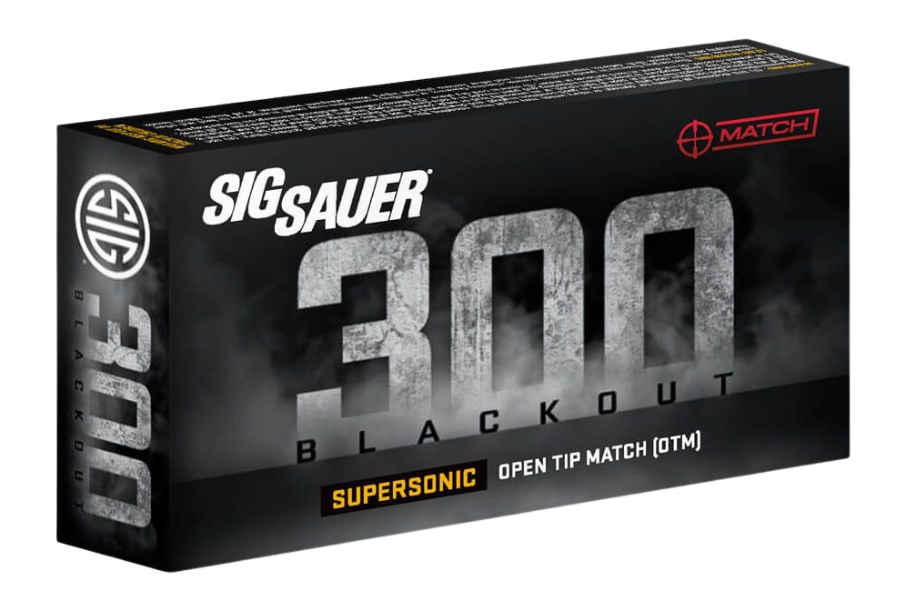Sig Sauer Match Grade Rifle Ammo 300 Blackout 220 gr. OTM 20 rd.