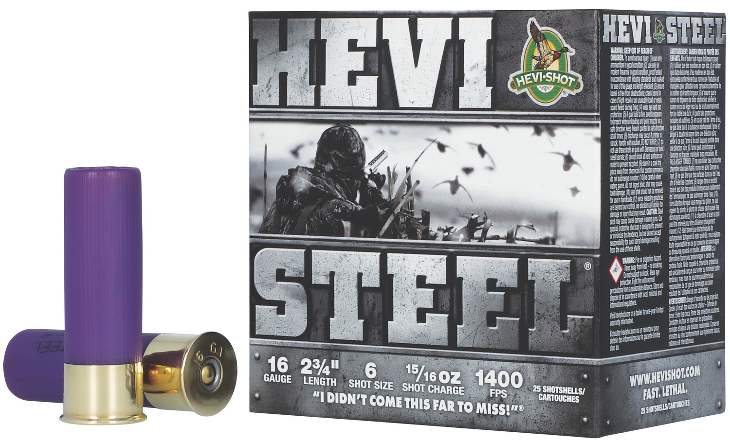 HEVI-Shot HEVI-Steel 16 Gauge 2.75" - Purple Mountain Armory view 4