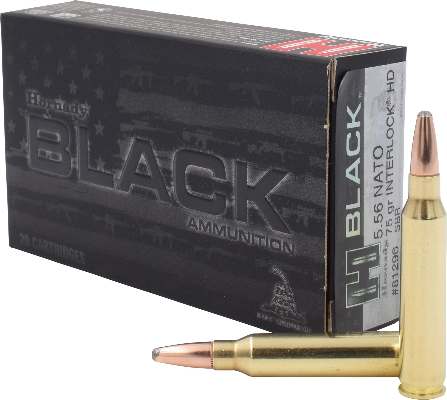 Hornady HRN 5.56 75GR BLK INT SBR 20RD 5.56mm - Purple Mount view 4