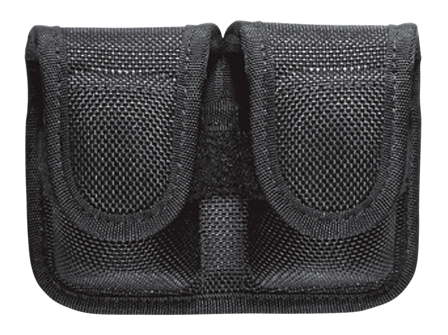 Bianchi 17400 7301 SpeedLoader Pouch Double Black Accumold Hook & Loop Belts 2-2.25" Wide Compatible w/ 38/357