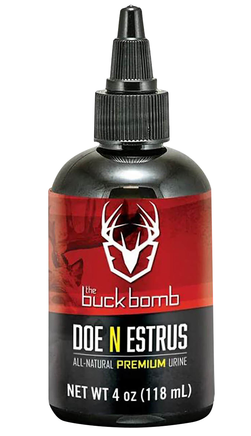 The Buck Bomb 200008 Igniter Deer Attractant Doe In Estrus Scent 4 oz Squeeze Bottle