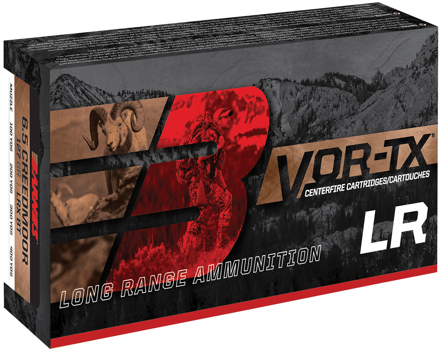 Barnes BAR 6.5CR 127GR VORTX LRX 20RD 6.5 Creedmoor - Purple view 3