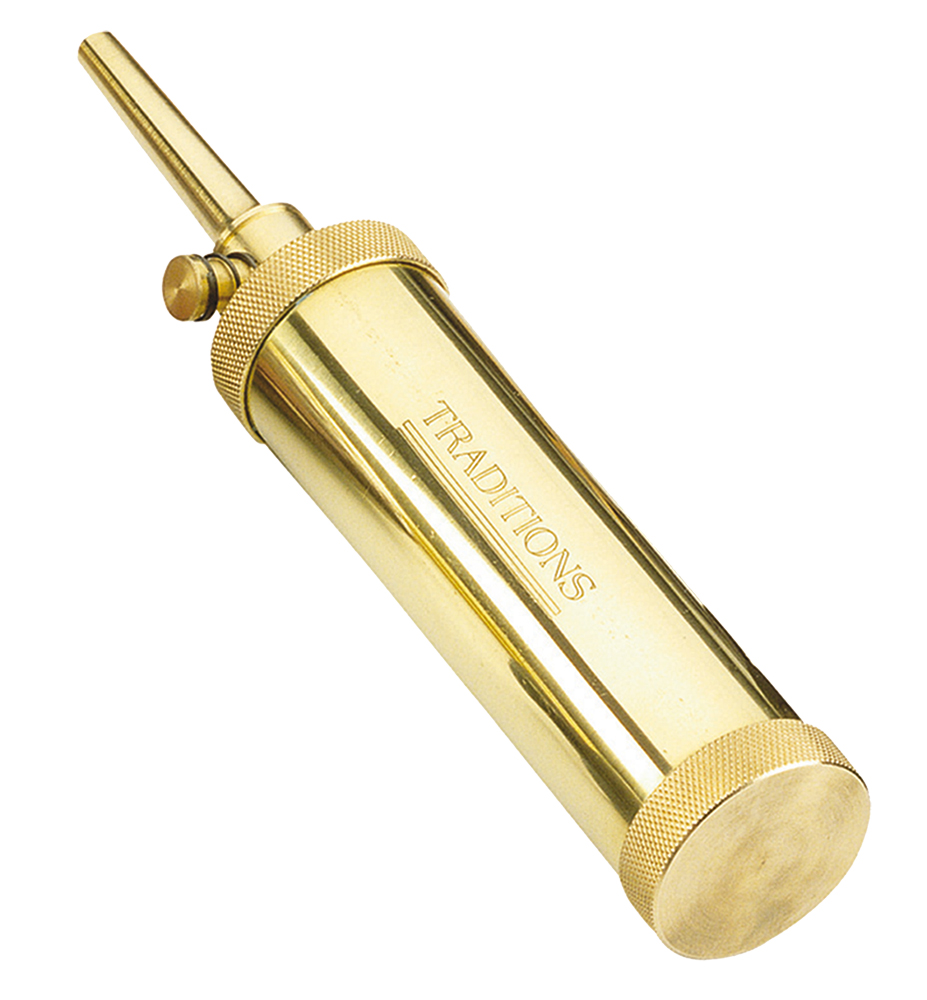 Traditions Deluxe Tubular Flask Brass w/Valve