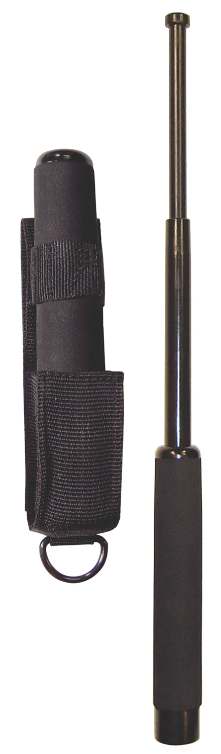 PSP NS16F Expandable 16" Steel Black Rubber Handle Includes Sheath