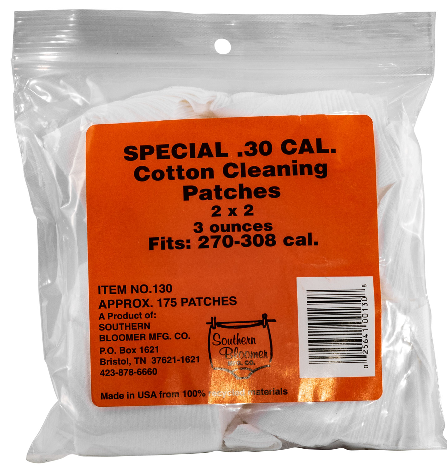 Southern Bloomer Cleaning Patches - Jimmy's Creek Firearms view 3