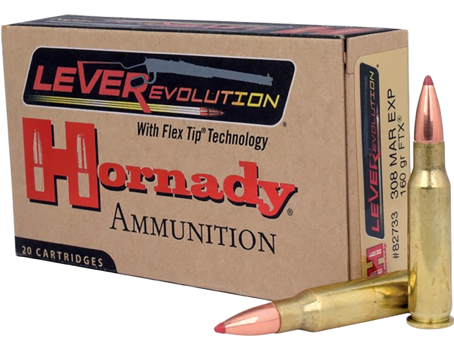 Hornady HRN 308MAR 160GR LVREV FTX 20R 308 MARLIN EXPRESS - view 4