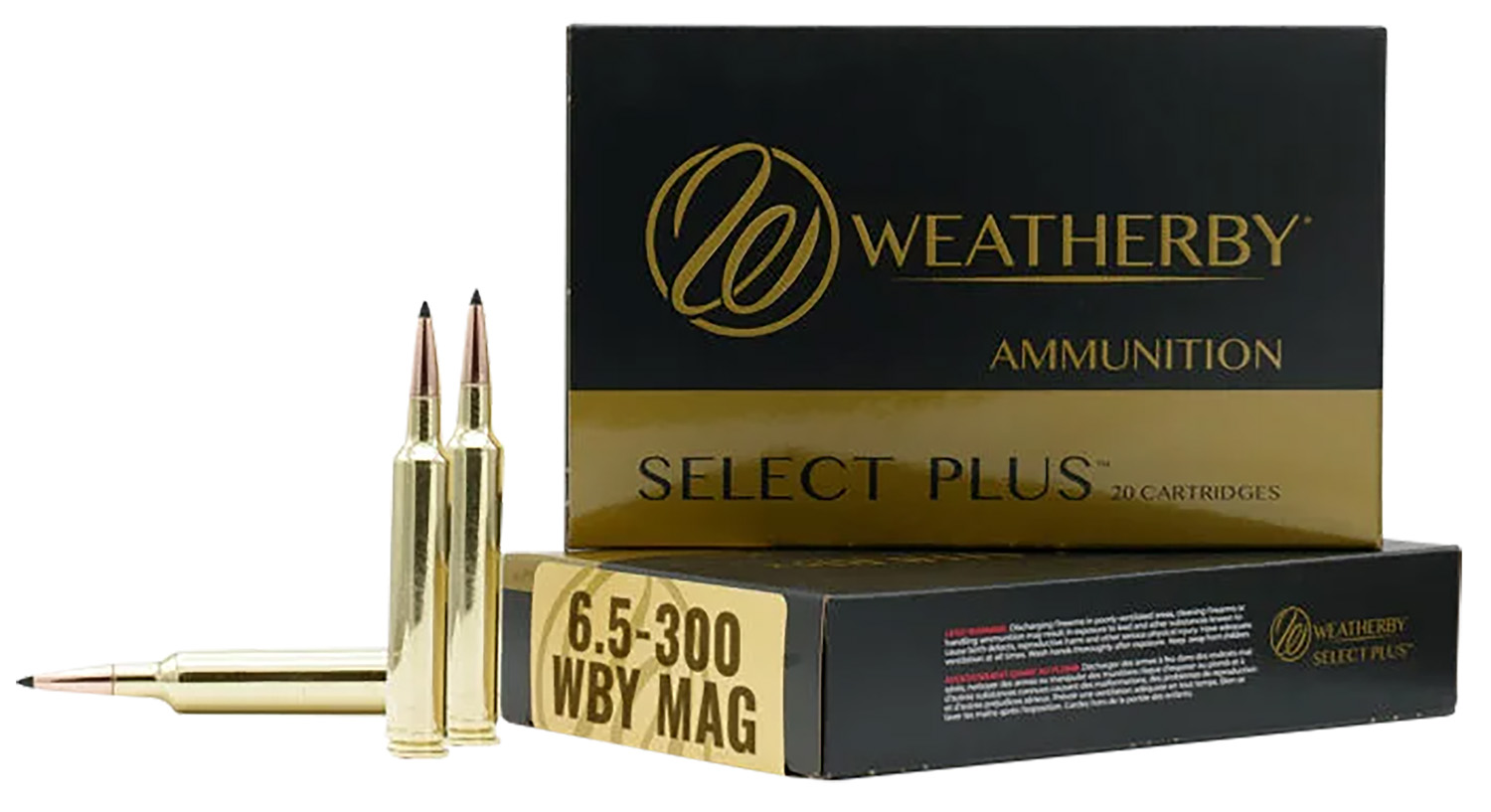 Weatherby F653130SCO Select Plus 6.5x300WthbyMag 130gr Swift Scirocco II 20 Per Box/10 Case