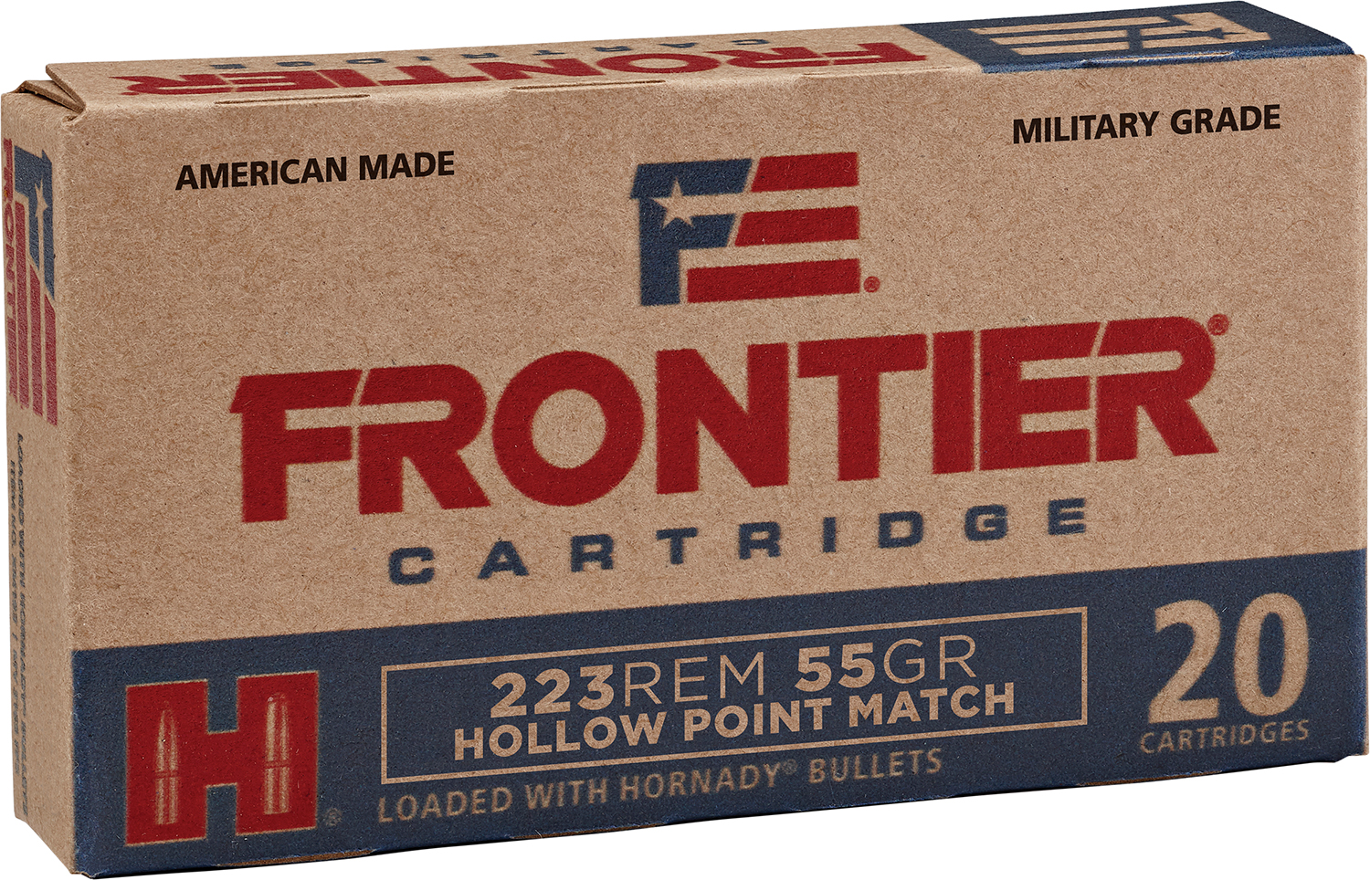 Frontier Cartridge 223 Rem - 2A in MD view 2