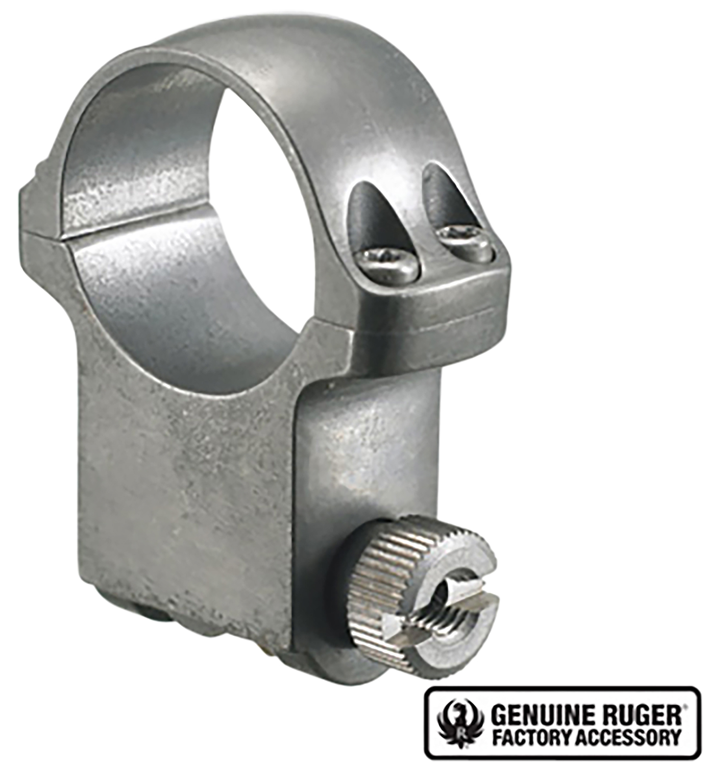 Ruger 6KTG Scope Ring - Silver Extra High 1" | Jimmy's Creek view 3