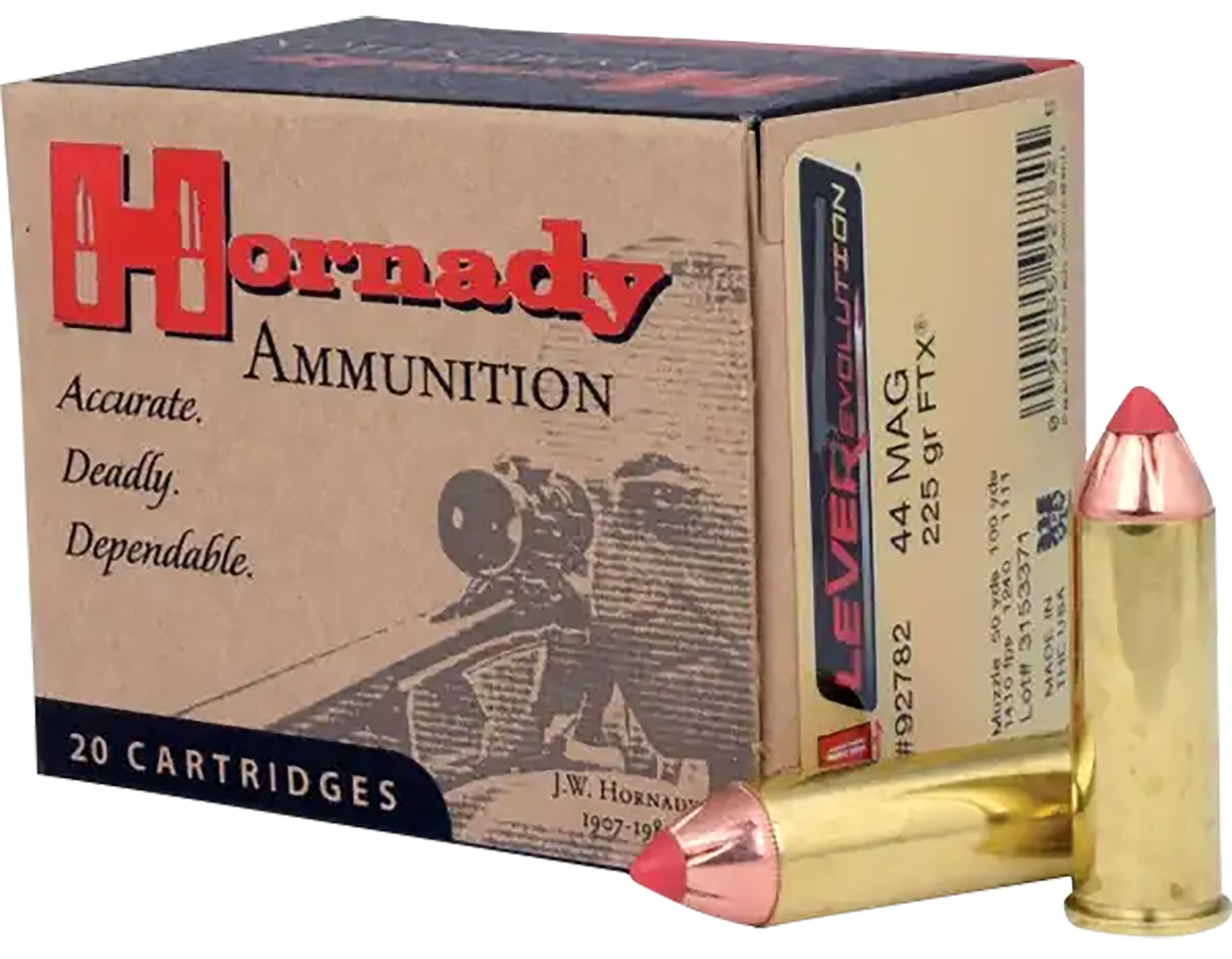 Hornady Mfg 44 Rem Mag - 2A in MD view 3